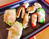 【簡単】夏野菜の肉巻き作り方7写真