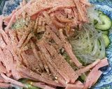 あっと言う間に一品♩春雨とハムのサラダ作り方10写真