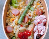 高校2年女子お弁当♥2021.06.01作り方1写真