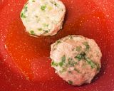 たくさんの大葉とチーズの照り焼きつくね作り方2写真