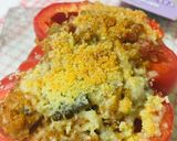 お手軽料理〜キヌア詰めピーマン作り方4写真