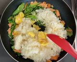 フライパンひとつ♡鮭とレタスチャーハン作り方9写真
