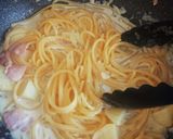 じゃが芋とベーコンのクリームパスタ作り方7写真