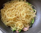 アスパラとベーコンのペペロンチーノ！作り方7写真
