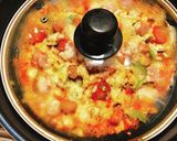 フライパンで簡単♡餃子の皮で夏野菜ピザ作り方5写真