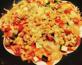 フライパンで簡単♡餃子の皮で夏野菜ピザ作り方6写真