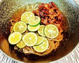 夏だ！簡単！すだち牛肉冷やし蕎麦作り方5写真