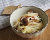 じゃが芋・しめじの梅酢あえ♪ツルツル食感作り方6写真