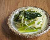 ほうれん草・じゃが芋のナムル♪ツルツル作り方5写真