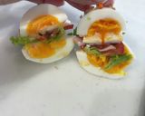 本当のたまごサンド〜ハムチーズ作り方6写真