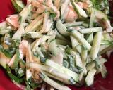 きゅうりと蒸し鶏の胡麻ドレ大葉サラダ作り方4写真