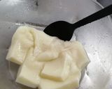 冷凍切り餅で作る秋田の甘い豆餅作り方2写真