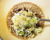 蒸し鶏と胡瓜の中華風ごまだれ☆作り方4写真