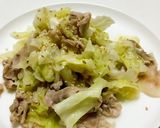 豚バラとキャベツのみそ炒め♪♪作り方7写真