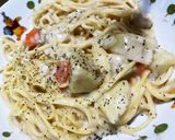 シチューリメイク♡パスタ♡作り方4写真