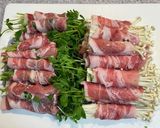豆苗とえのきの肉巻き☆ポン酢と黒コショウ作り方3写真