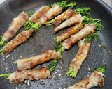豆苗とえのきの肉巻き☆ポン酢と黒コショウ作り方5写真