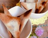 春巻きの皮～！de三角あんこパイ作り方6写真