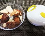 節約！ヘルシー【きのこdeかさまし牛丼】作り方5写真