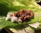 さっぱり牛肉レタス巻き作り方6写真