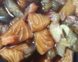 サーモンと鯛の漬け丼˚✩∗*゚⋆。˚✩作り方2写真