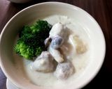 肉団子と濃厚チーズのシチュー仕立て*･作り方11写真