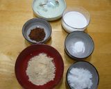 レンジでケーキ（ココア味）作り方1写真