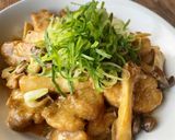 厚切り豚ロースときのこのマヨポン作り方6写真