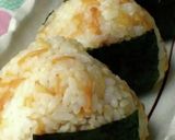 揚げ玉だけ♪天むす風プチおむすび作り方5写真