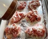 節約！豚こま肉で柔らか一口とんかつ作り方3写真