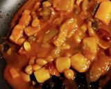 残ったミネストローネでスパゲティ作り方1写真