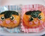 キャラ弁☆秋の柿ちゃん弁当♪作り方5写真