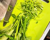 空芯菜と豆腐炒め作り方1写真