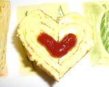 ♡ハート＆キューブ♡卵焼きｄｅキャラ弁作り方4写真