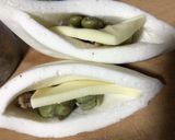 トースター deそら豆inチーズはんぺん作り方2写真