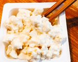 ニラと豆腐の中華スープ作り方4写真
