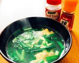 ニラと豆腐の中華スープ作り方8写真