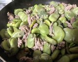 そら豆と厚揚げのそぼろ餡掛け☆作り方3写真