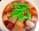 大根と豚ロース肉の煮もの作り方8写真