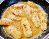 鶏胸肉の柔らか♡ハニーバターチキン風♡作り方10写真