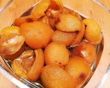 びわのコンポート～圧力鍋で作り方3写真