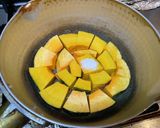 曲げわっぱ弁当おかず3「煮かぼちゃ」作り方1写真