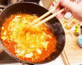 トマトと卵の黒胡椒パスタ極UMAMI美人作り方8写真