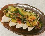 香味野菜たっぷりのきゅうりの梅和え♪冷奴作り方8写真