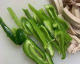 牛ハツモトとピーマンのオイスター炒め作り方3写真
