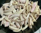 牛ハツモトとピーマンのオイスター炒め作り方5写真
