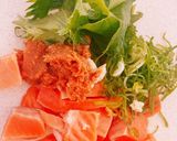 簡単！10分以内♡サーモンのなめろう作り方1写真