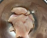 鶏むね肉と岩下の新生姜の和風炒め作り方1写真