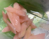 鶏むね肉と岩下の新生姜の和風炒め作り方5写真