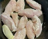 鶏むね肉と岩下の新生姜の和風炒め作り方7写真
